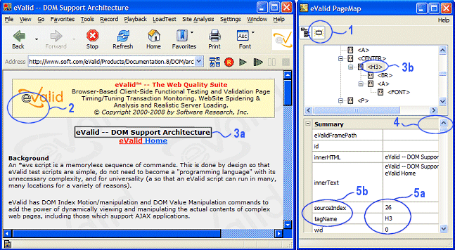 Basic Operation of eVaild PageMap